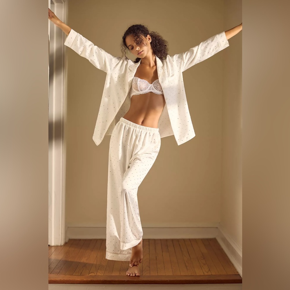 Rya Collection Marilyn Crystal Embellished Pajama Set
